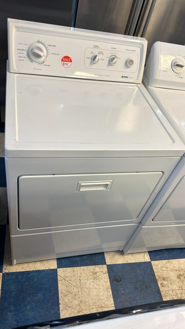 White Frontload Dryer