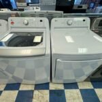 7.3 cu. ft. Ultra Large Capacity Electric Dryer with Sensor Dry Technology And 7.3 Cuft Top Load Washer