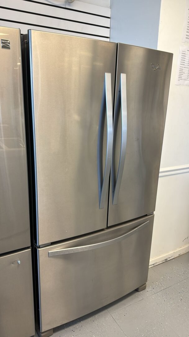 Whirlpool Refurbished Stainless 3 Door Frenchdoor Refrigerator
