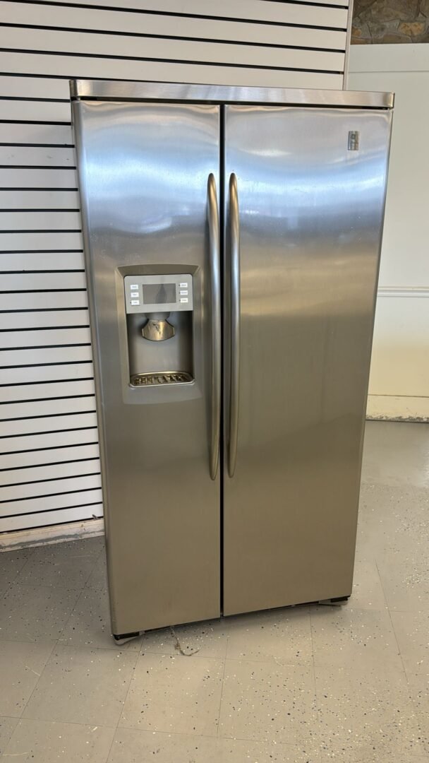 GE Profile 36” Stainless Refurbished Side By Side Refrigerator