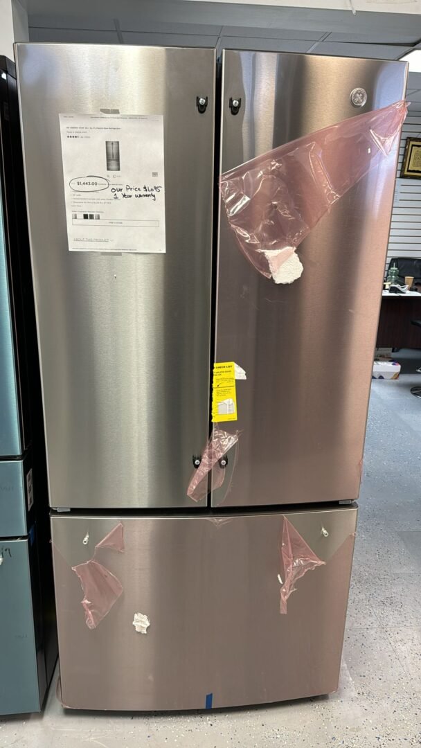 GE – 24.7 Cu. Ft. French Door Refrigerator – Stainless Steel