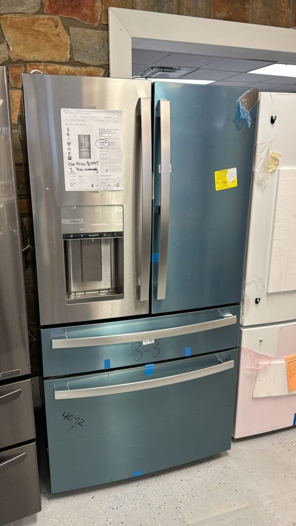 GE New Open Box 4 Door Frenchdoor Refrigerator – Stainless