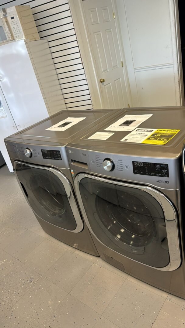 5.2 cu. ft. Mega Capacity Front Load Washer With 9.0 cu. ft. Mega Capacity  Front Load Electric Dryer