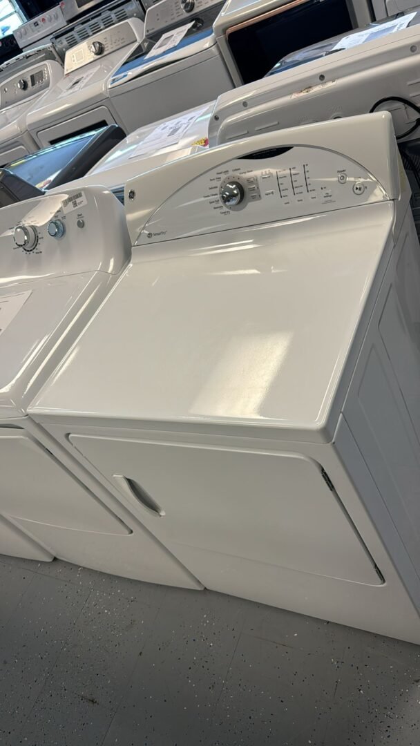 GE Refurbished Front Load Dryer – White