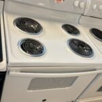 GE Like New 4 Coil Top Stove Freestanding – White