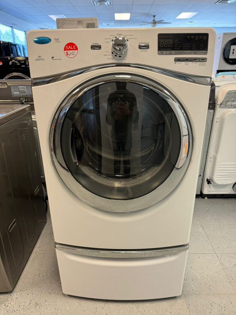 Whirlpool Used 27 Inch Electric Dryer with 7.4 cu. ft. Capacity