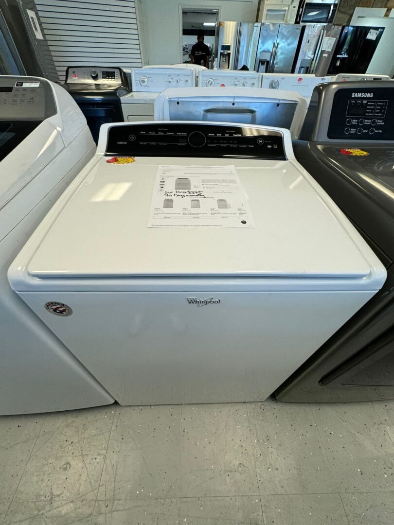 Whirlpool Like New – Cabrio 4.8 Cu. Ft. 26-Cycle High-Efficiency Top-Load Washer