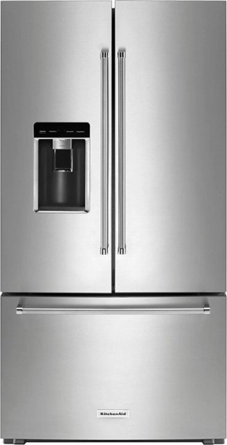 KitchenAid – 23.8 Cu. Ft. French Door Counter-Depth Refrigerator – Stainless Steel