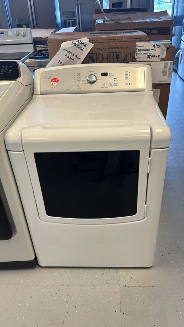 Kenmore Used Front Load Dryer – White