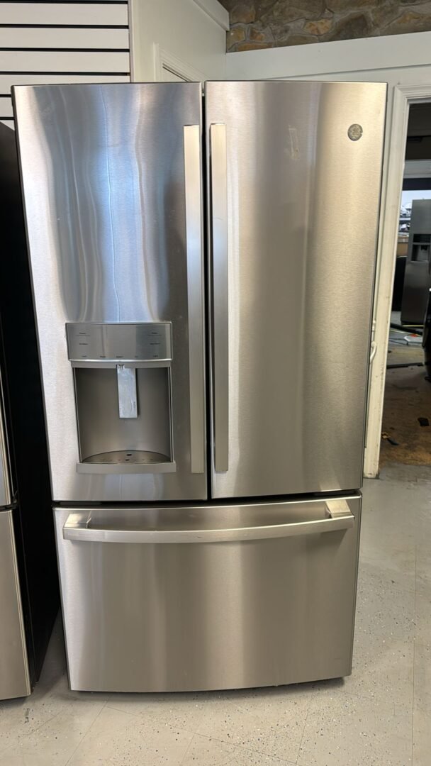 GE New Returned Model 3 Door French Door Refrigerator – Stainless