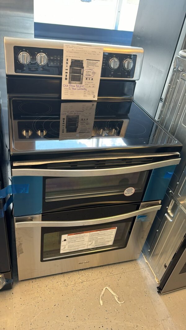 Whirlpool New Double Oven Electric Range Freestanding stainless