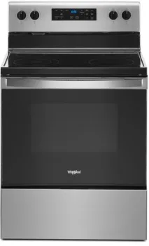 Whirlpool 30 Inch Freestanding Electric Range – Black Stainless