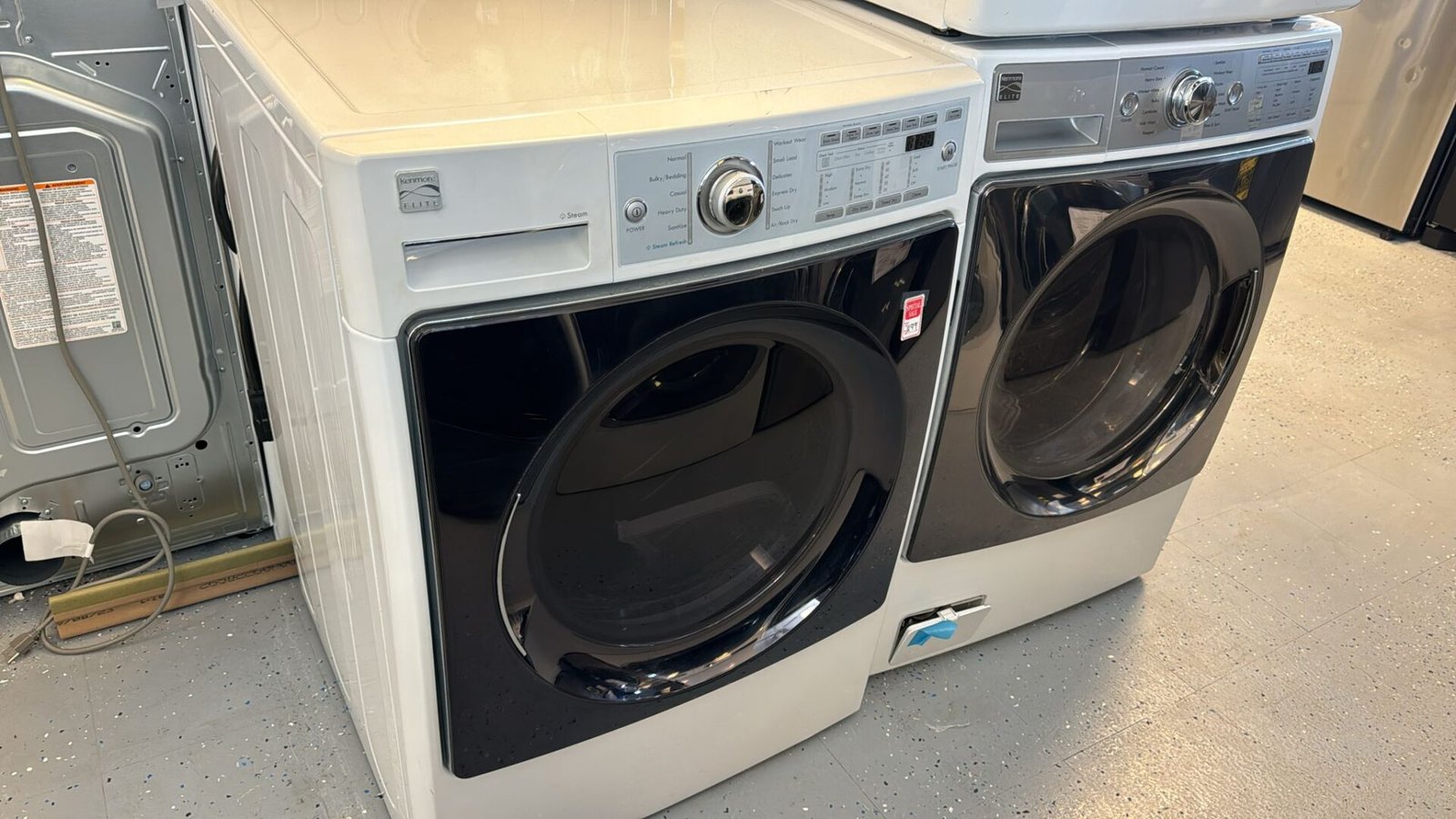 Kenmore Refurbished Front Load Washer Dryer – White