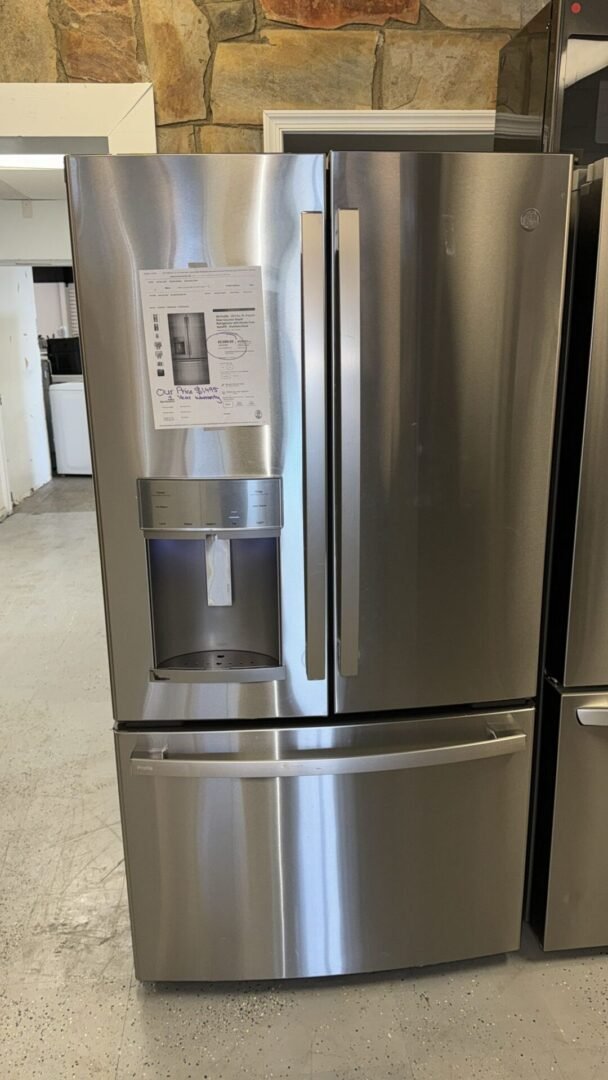 GE New Open Box 3 Door French Door Refrigerator – Stainless