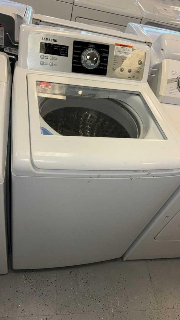 Samsung Used Top Load Washer – White
