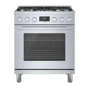 Bosch HGS8055UC - 800 Series 3.7 Cu. Ft. Freestanding Gas Convection Range