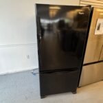 Whirlpool Used Bottom Freezer Refrigerator – Black