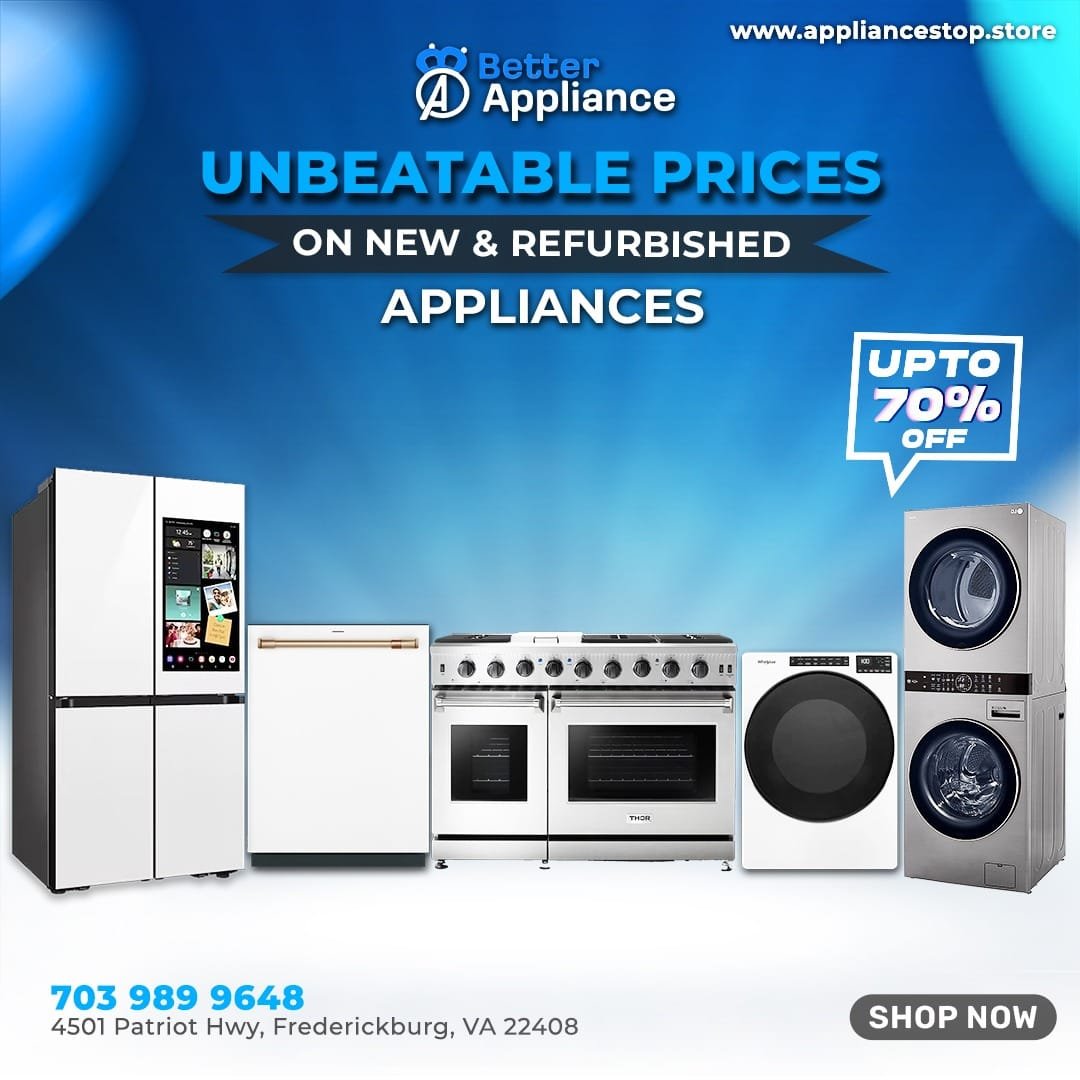 Kitchen Appliance Showrooms in Fredericksburg, Virginia