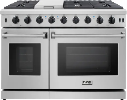 Thor Kitchen LRG4807ULP 48 Inch Professional Gas Range