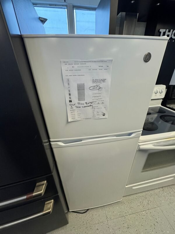 GE New GPE12FGKWW 11.6 Cu. Ft. Top-Freezer Refrigerator - Image 2