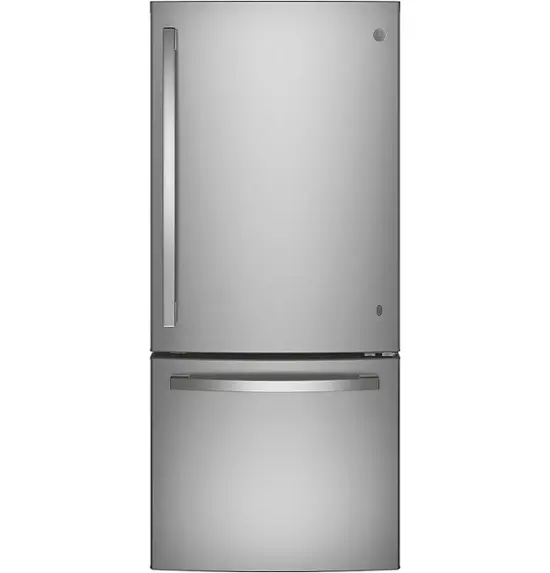 GE GDE21EYKHRFS New 21.0 Cu. Ft. Bottom-Freezer Refrigerator