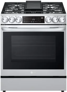 LG LSGL6335F New 30 Inch Smart Instaview Slide-in Gas Range