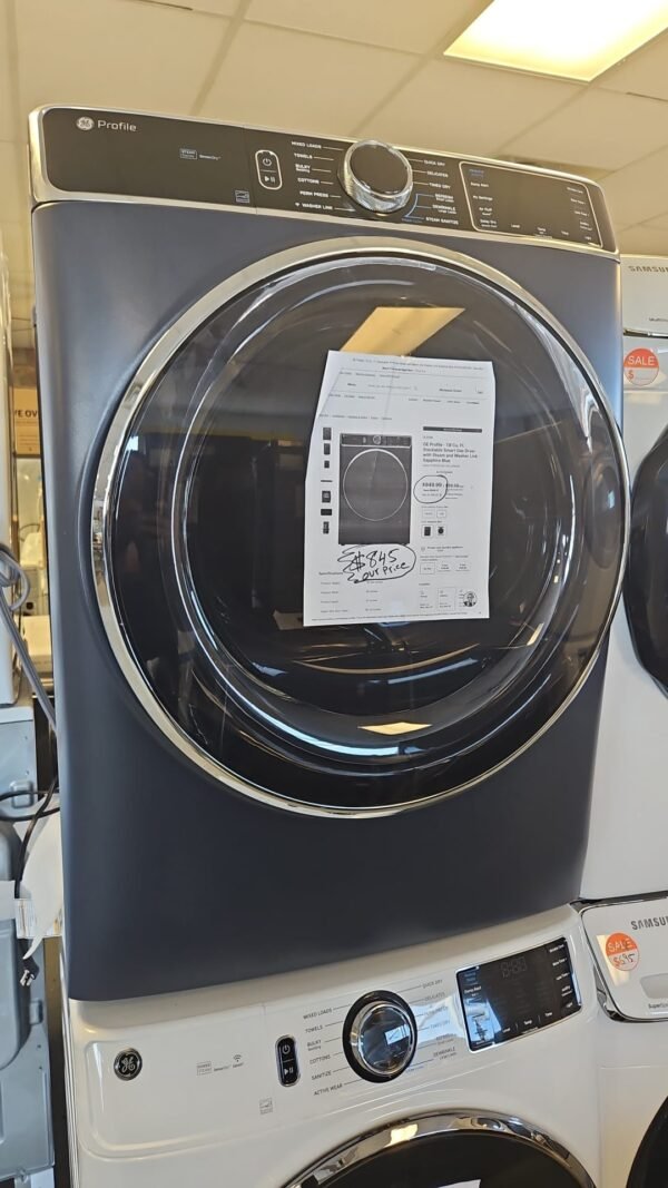 Brand New GE Profile PFD87GSPV0RS 7.8 Cu. Ft. Stackable Smart Gas Dryer - Image 2