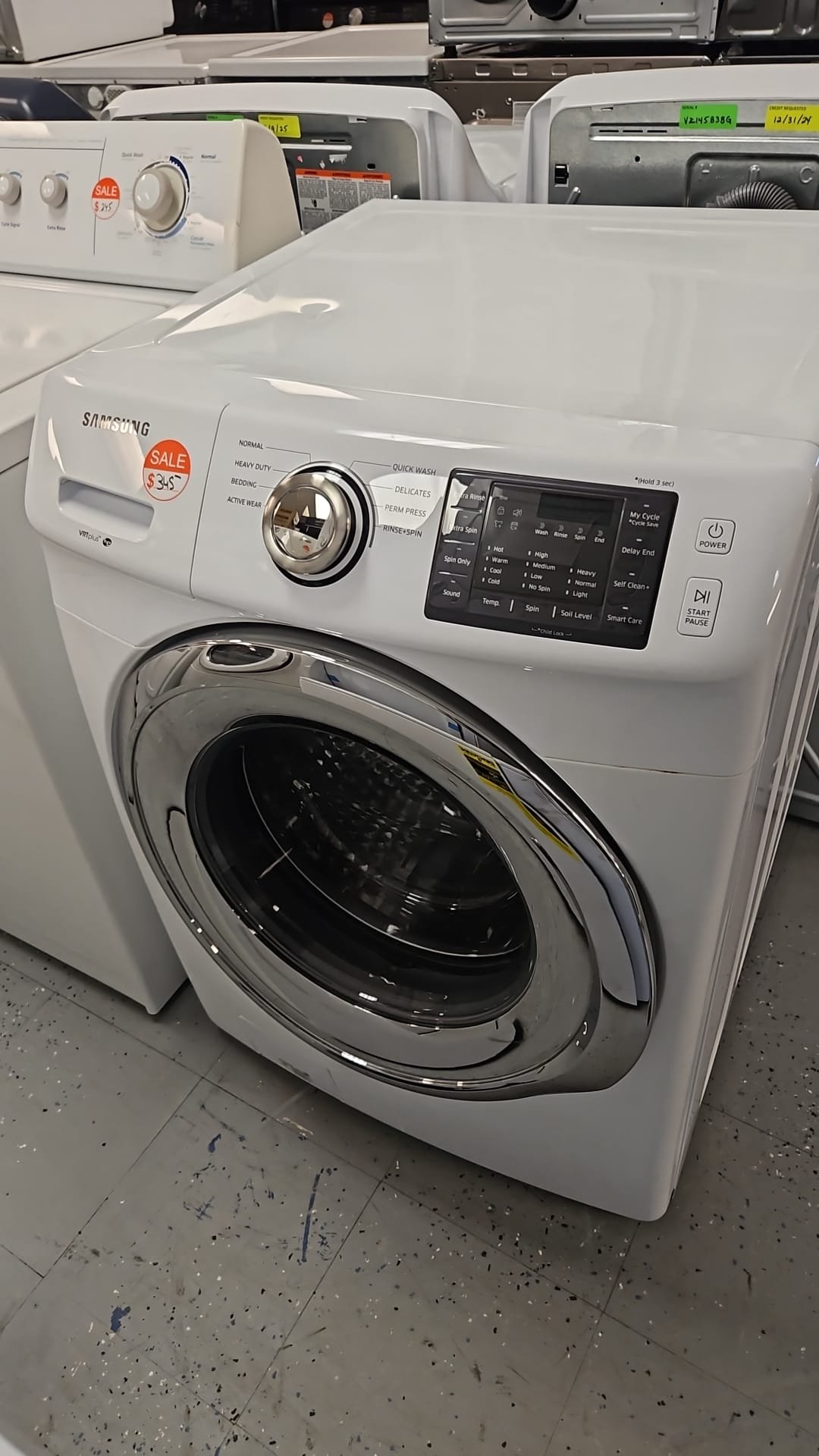 Used Samsung WF45N5300AW 4.5 Cu. Ft. 8-Cycle Front-Load Washer