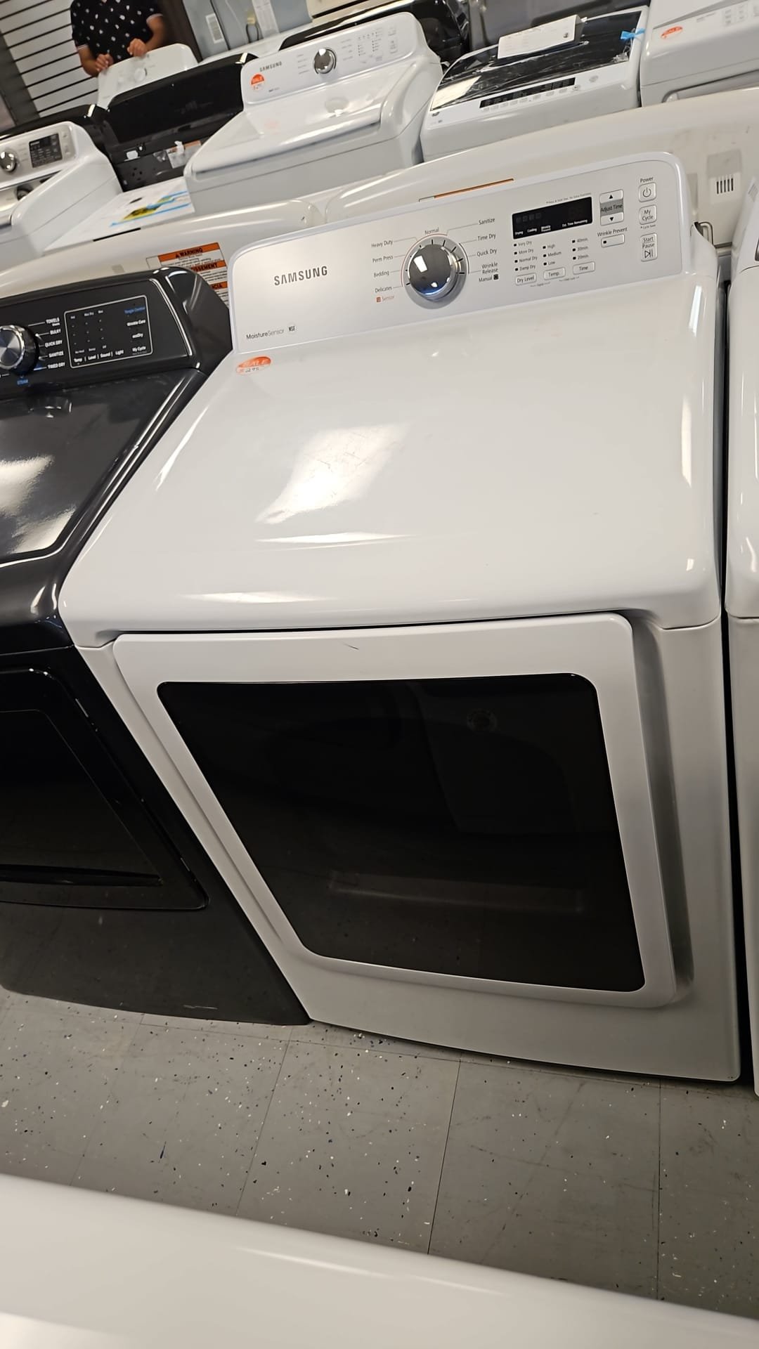 Used Samsung DV422GWHDWR 27 Inch 7.2 cu. ft. Gas Dryer