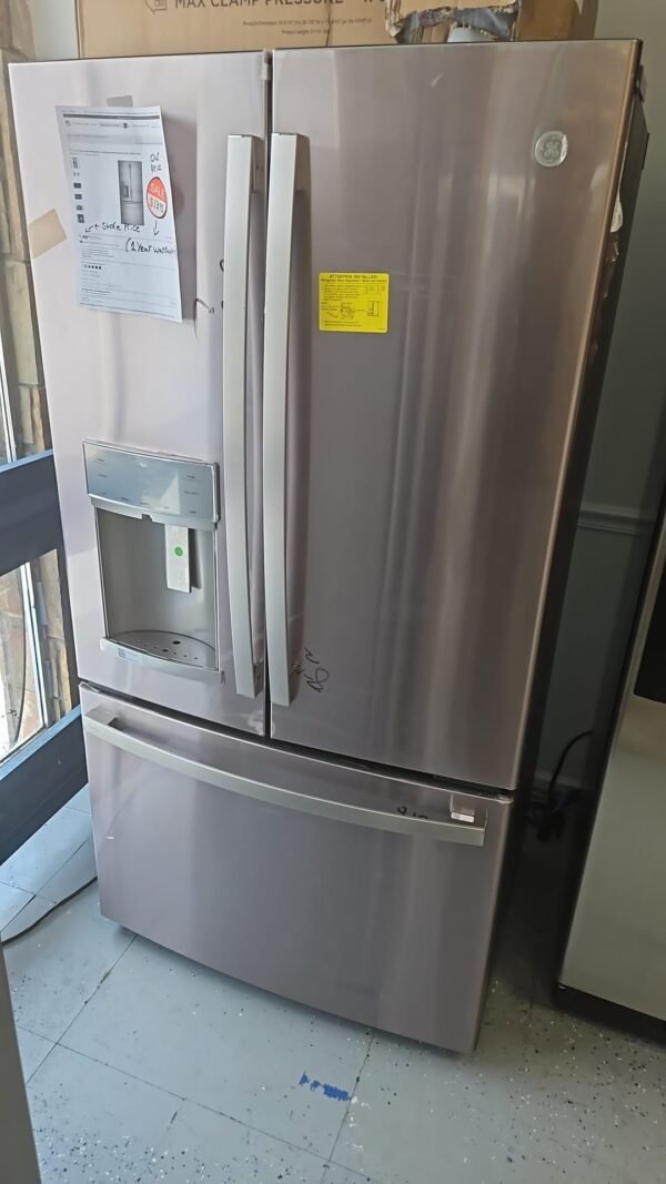 New GE Profile PYE22KYNKFS Counter Depth French Door Refrigerator - Image 2