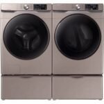 Samsung WF45B6300AC-DVE45B6300C New Front Load Washer/Dryer Set- Champagne