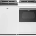 Whirlpool WTW8127LW1-WED8127LW2 Electric Top Load Washer And Dryer Set- White