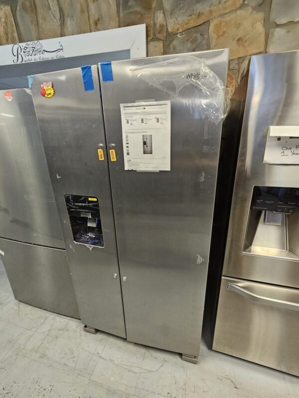 Whirlpool WRS315SDHM 36 Inch 24.6 Cu.Ft. Freestanding Side by Side Refrigerator- Stainless - Image 2