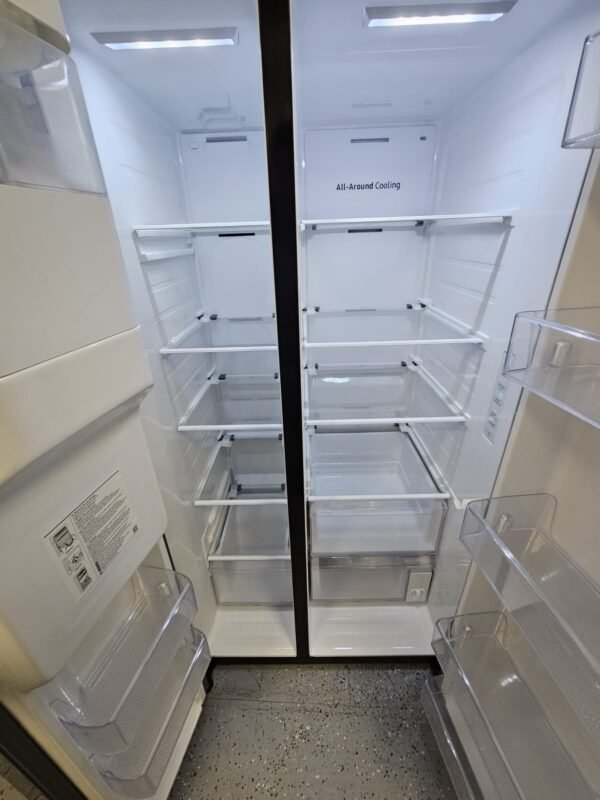 Samsung RS27T5200SG New 36" 27.4 Cu.Ft. Side by Side Refrigerator- Black Stainless Steel - Image 3
