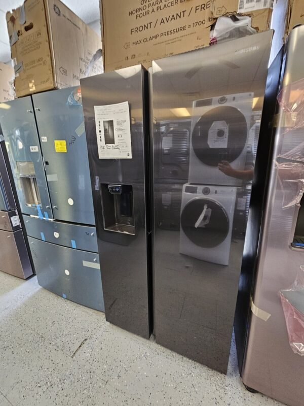 Samsung RS27T5200SG New 36" 27.4 Cu.Ft. Side by Side Refrigerator- Black Stainless Steel - Image 2