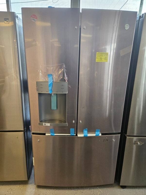 GE GFE28GYNKFS New 36 Inch 27.7 Cu. Ft. French Door Refrigerator- Stainless Steel - Image 2