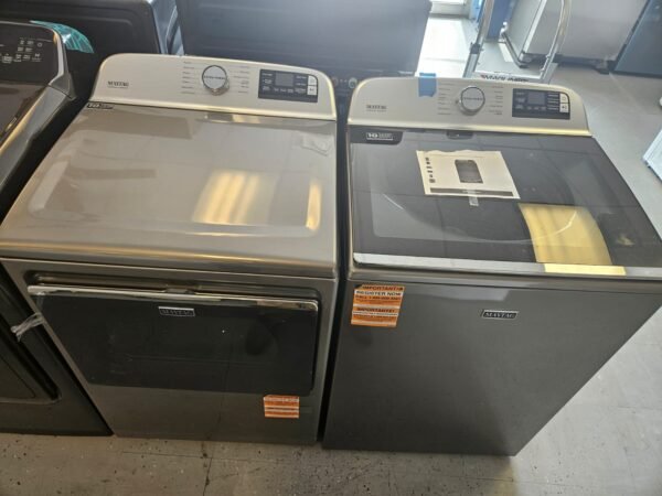 Maytag MVW7230HC1 Top Load Washer and MGD7230HC3 Gas Dryer Set- Metallic Slate - Image 2