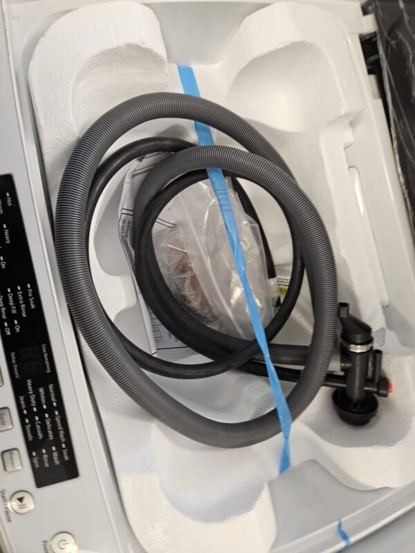 GE GNW128PSMWW New 24 Inch 2.8 Cu.Ft. Top Load Portable Washer- White - Image 4