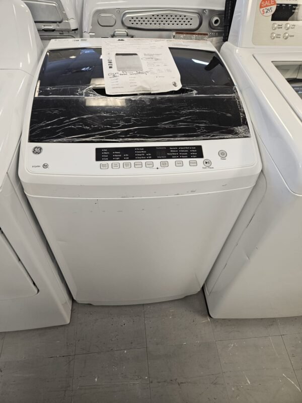 GE GNW128PSMWW New 24 Inch 2.8 Cu.Ft. Top Load Portable Washer- White - Image 2