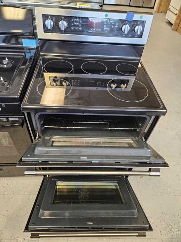 Maytag MET8800FZ05 30" Freestanding Range with Dual Oven- Stainless Steel - Image 3