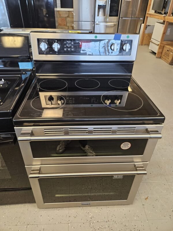 Maytag MET8800FZ05 30" Freestanding Range with Dual Oven- Stainless Steel - Image 2