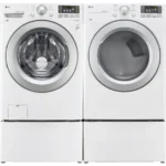LG WM3170CW-DLEX3700W Used Smart Washer & Dryer Laundry Pair- White