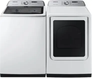 Samsung WA50R5400AW-DVE50R5200W Refurbished Washer/Dryer Set- White