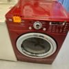 LG DLE7177RM Used 27 Inch 7.3 Cu. Ft. Electric Dryer- Cherry Red - Image 2