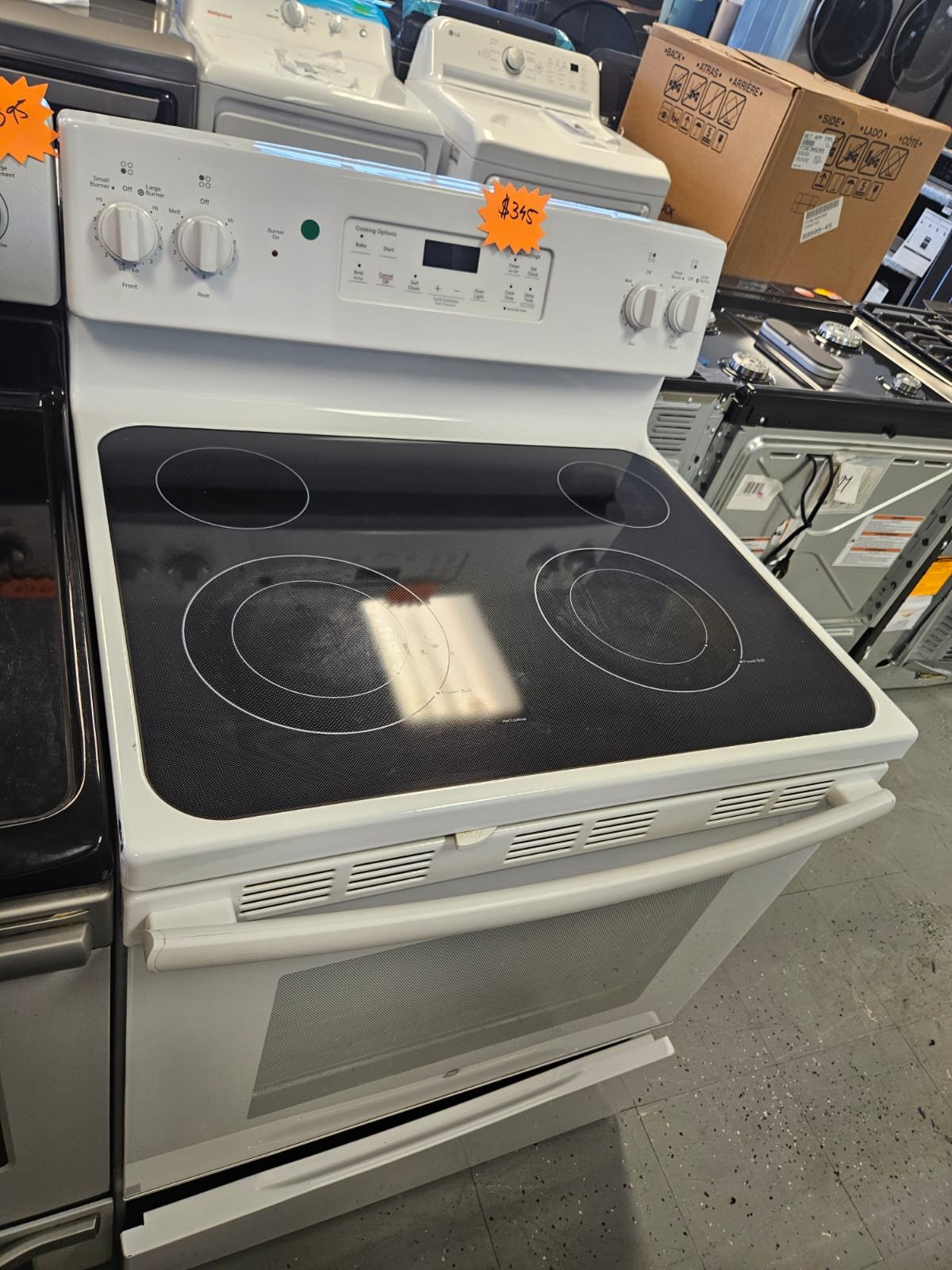 GE JB645DKWW Used 30 Inch Freestanding Electric Range- White