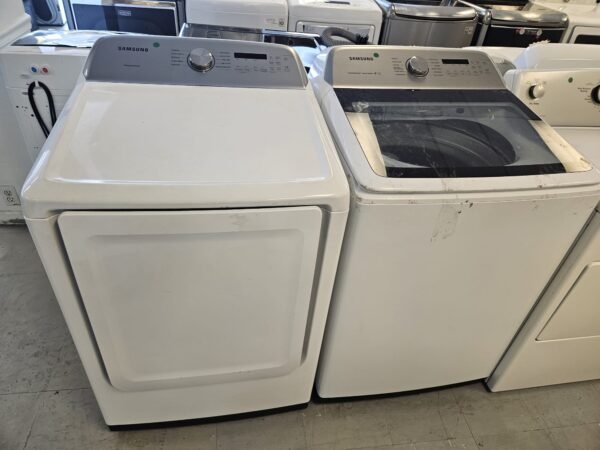 Samsung WA50R5400AW-DVE50R5200W Refurbished Washer/Dryer Set- White - Image 2