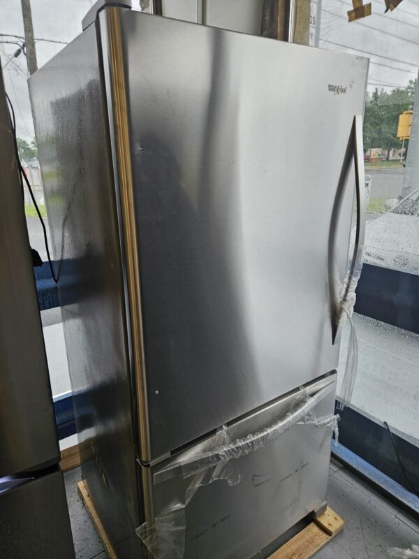 Whirlpool WRB322DMBM05 33 Inch Bottom-Freezer Refrigerator- Stainless Steel - Image 2
