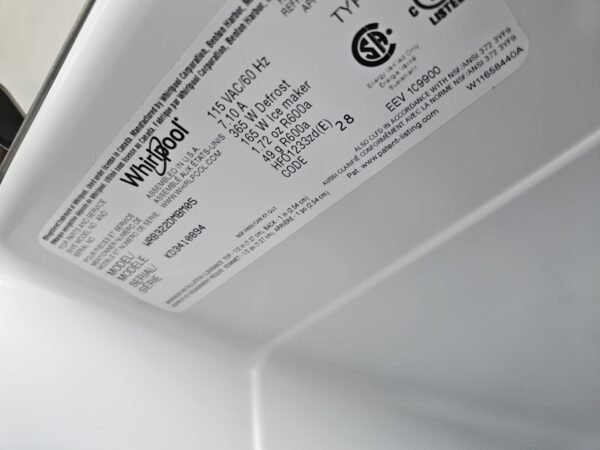 Whirlpool WRB322DMBM05 33 Inch Bottom-Freezer Refrigerator- Stainless Steel - Image 5