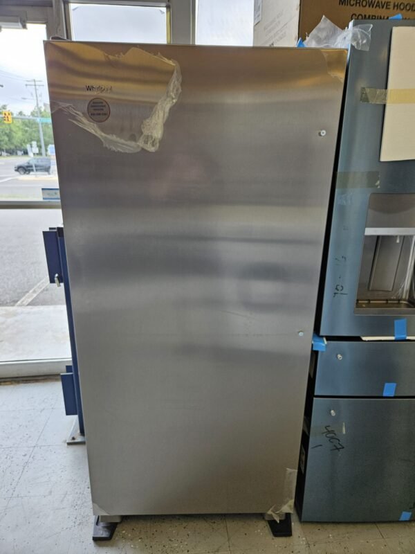 Whirlpool WSZ57L18DM08 30 Inch Freestanding Upright Freezer- Stainless Steel - Image 2