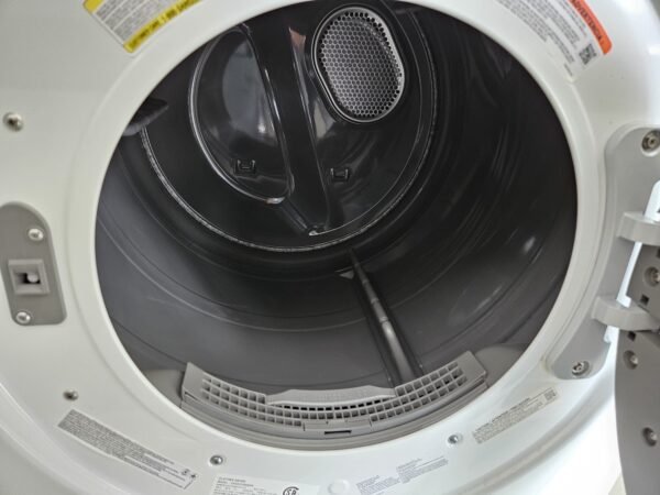 Samsung DVG51CG8000W 27 Inch 7.5 cu ft Smart Gas Dryer- White - Image 3